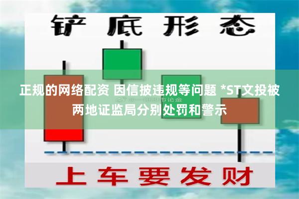 正规的网络配资 因信披违规等问题 *ST文投被两地证监局分别处罚和警示