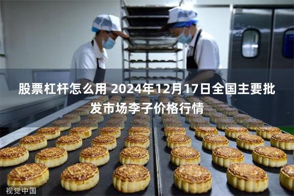 股票杠杆怎么用 2024年12月17日全国主要批发市场李子价格行情